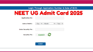 NEET UG Admit Card 2025 OUT